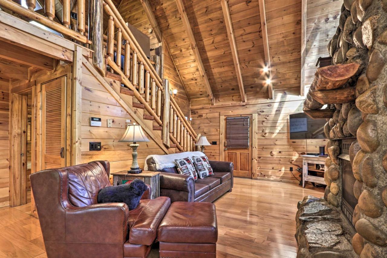 Smoky Mountain Log Cabin 7 Mi To Gatlinburg! Sevierville Exterior photo