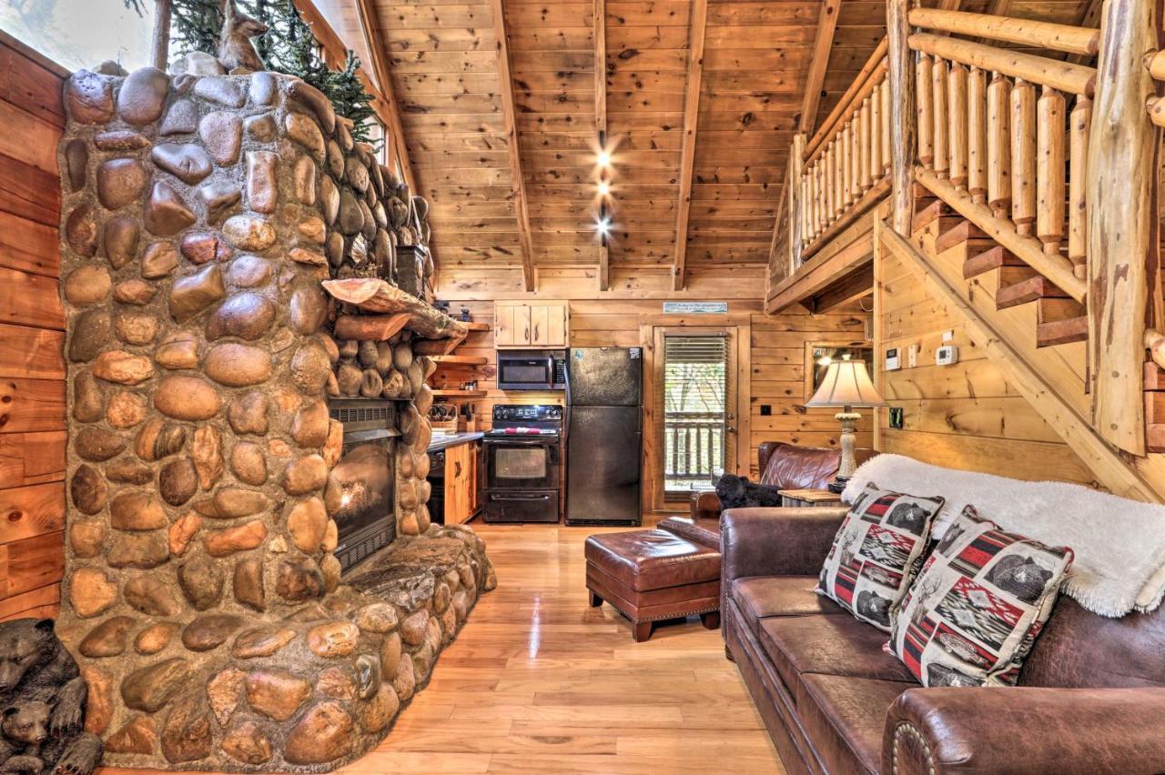 Smoky Mountain Log Cabin 7 Mi To Gatlinburg! Sevierville Exterior photo