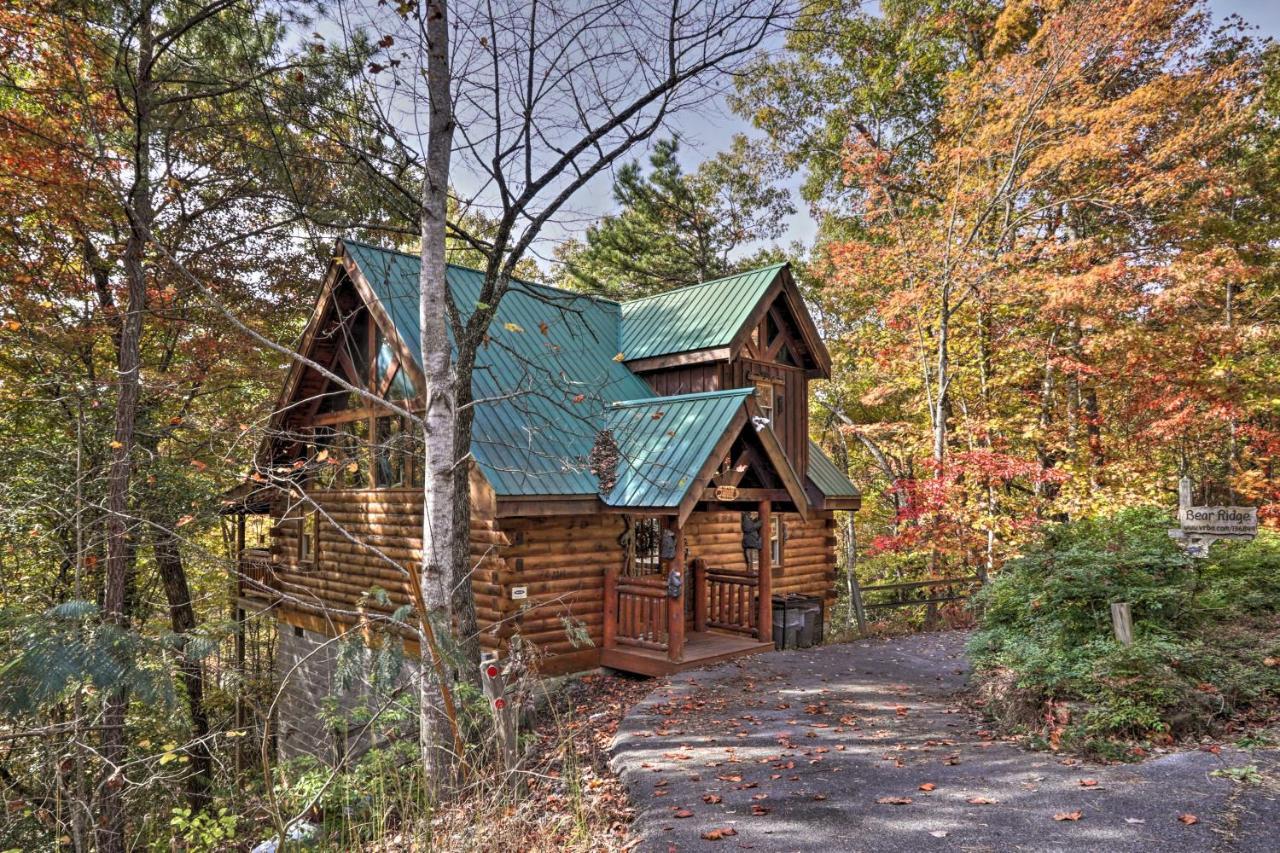 Smoky Mountain Log Cabin 7 Mi To Gatlinburg! Sevierville Exterior photo