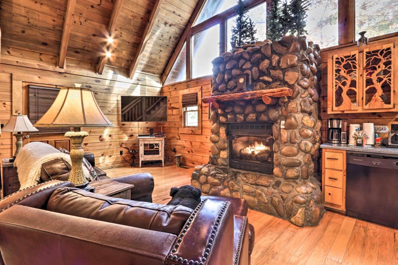 Smoky Mountain Log Cabin 7 Mi To Gatlinburg! Sevierville Exterior photo