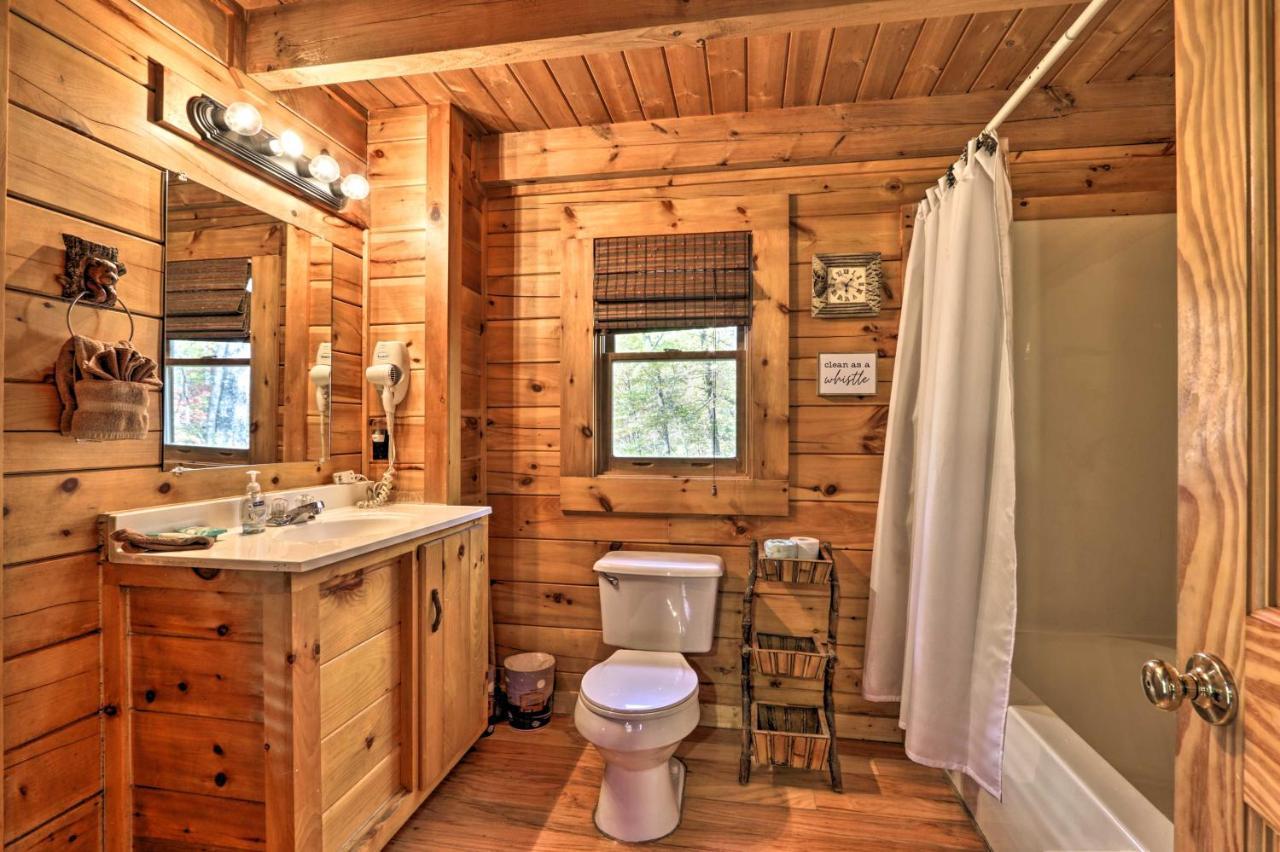 Smoky Mountain Log Cabin 7 Mi To Gatlinburg! Sevierville Exterior photo