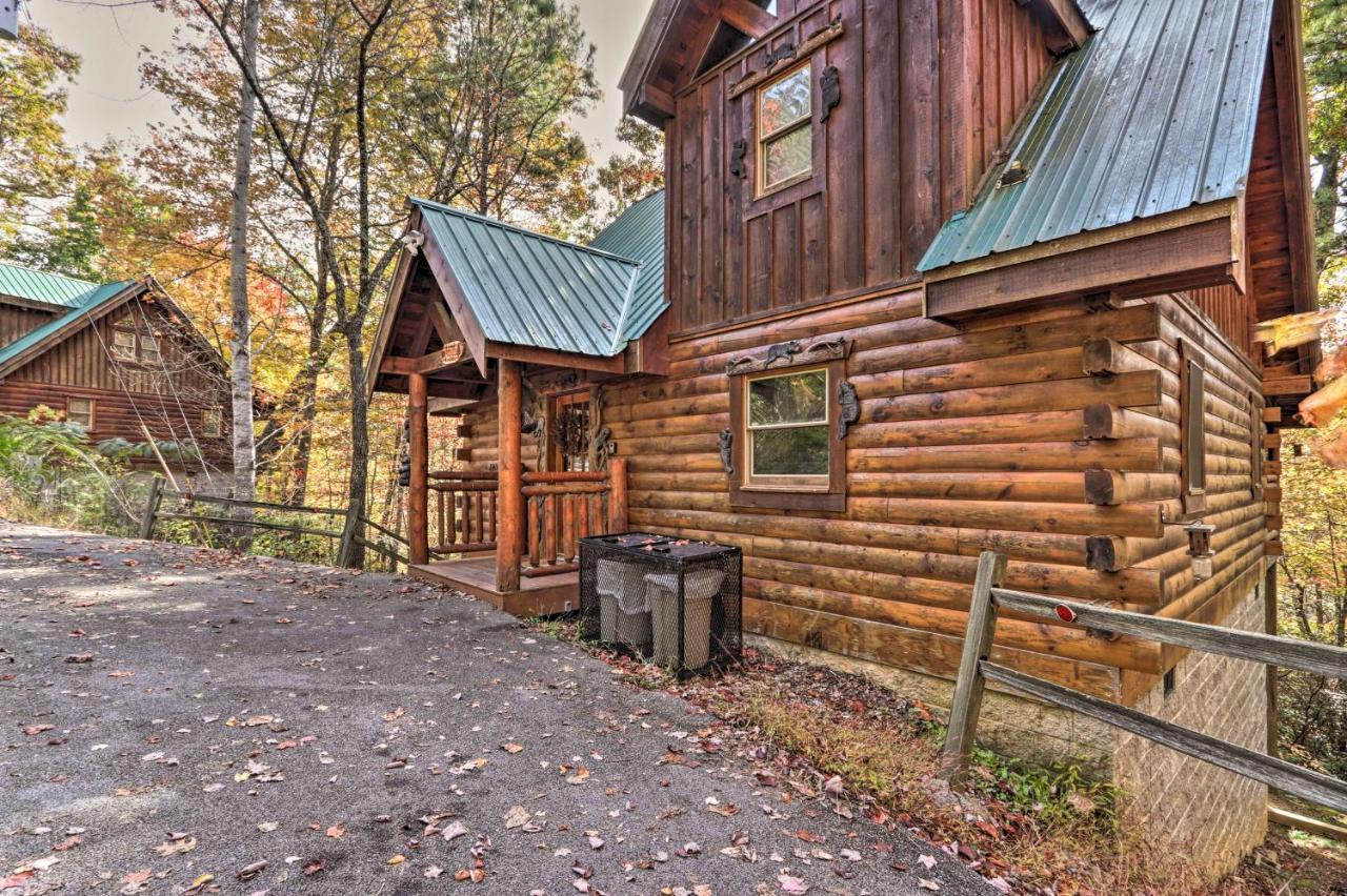 Smoky Mountain Log Cabin 7 Mi To Gatlinburg! Sevierville Exterior photo