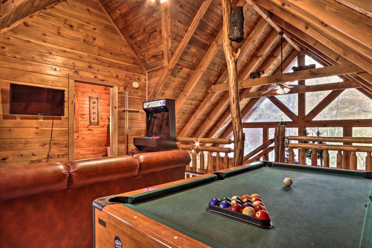 Smoky Mountain Log Cabin 7 Mi To Gatlinburg! Sevierville Exterior photo